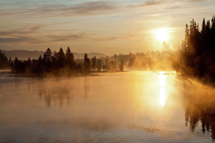 Yellowstone Sunrise Photograph by D Robert Franz