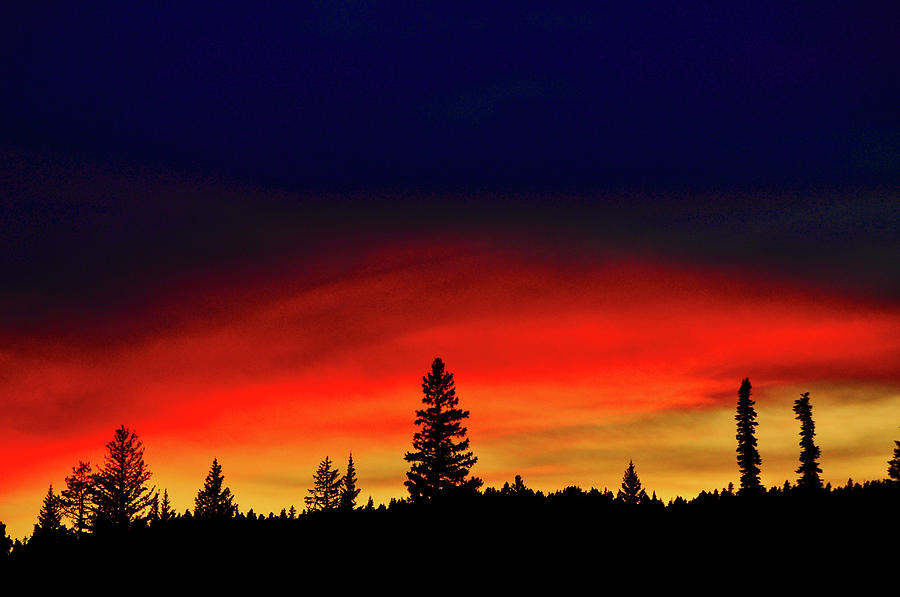 Yellowstone Sunset Photograph by Bill Gracey