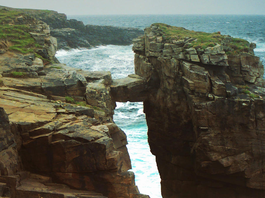 Cliffs Photograph - Yesnaby by Steve Watson Cliffs Photograph - Yesnaby by Steve Watson