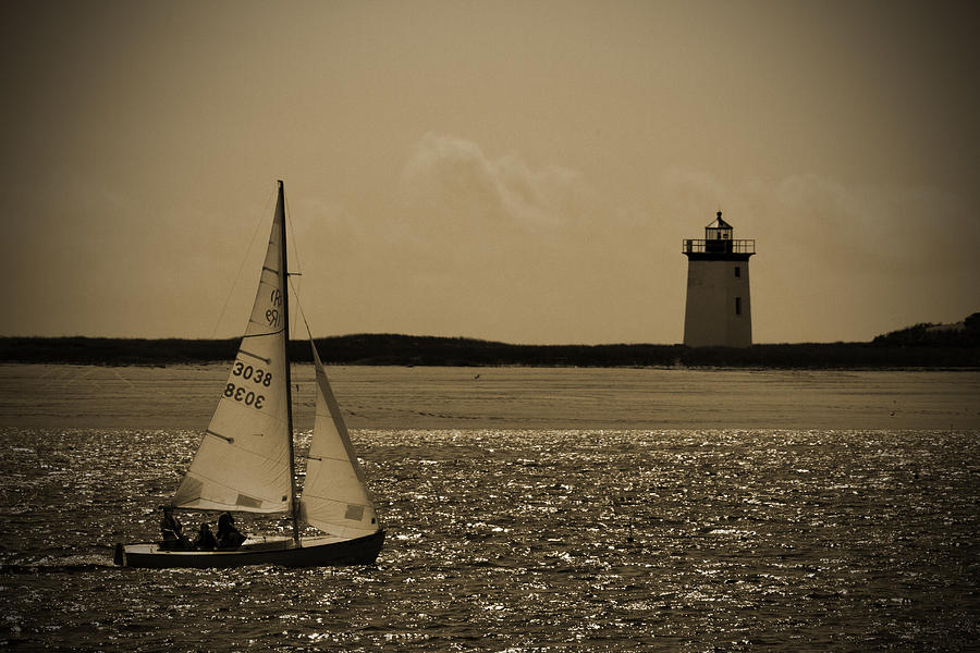 Summer Photograph - Yesterdays Sail by Karol Livote
