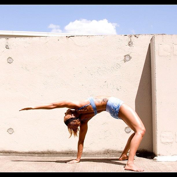 Houston Photograph - Yoga Two #namaste #flexible #body by Alexis Johnson