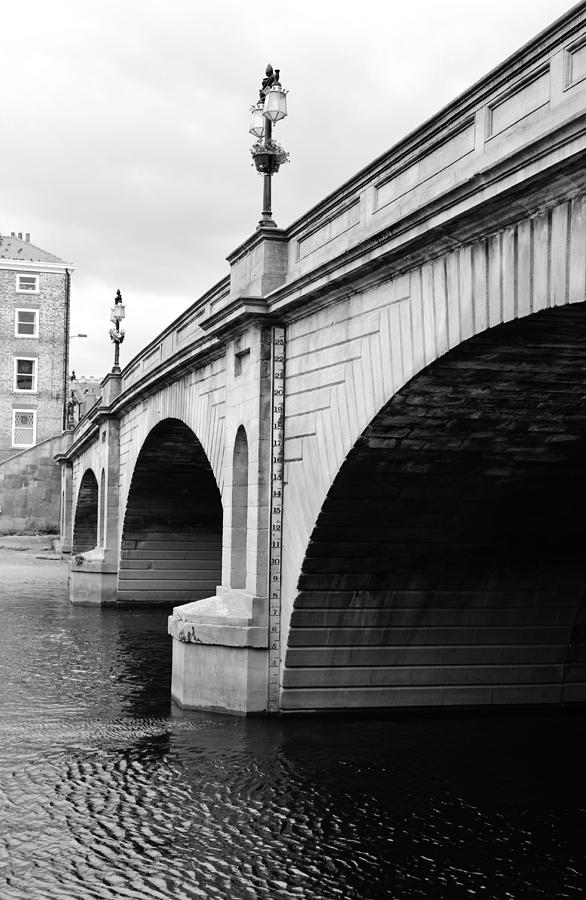 Black And White Photograph - York Bridge by Sophie Elliott