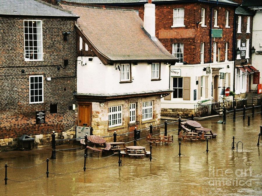 Architecture Photograph - York, England, Flooded  Again by Marcus Dagan