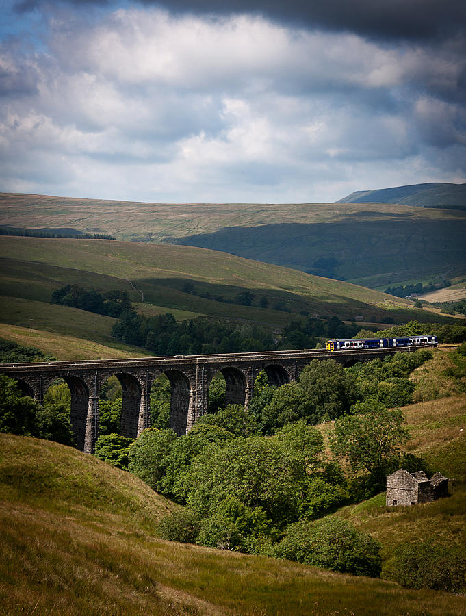 Train Photograph - Yorkshire Dales train by Paul Davis