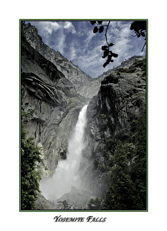 Yosemite National Park Photograph - Yosemite Falls by LeeAnn McLaneGoetz McLaneGoetzStudioLLCcom