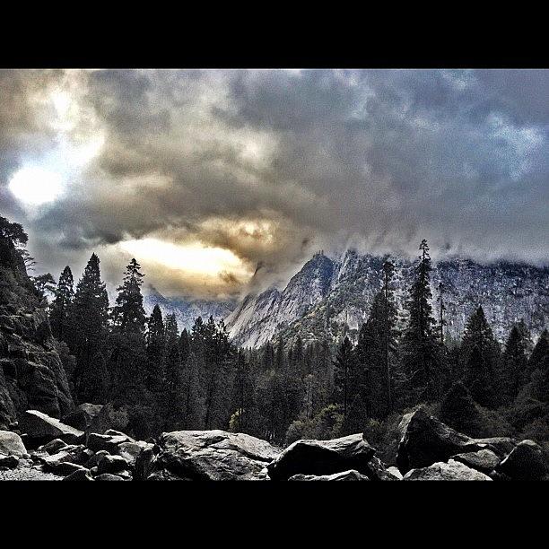 Sunset Photograph - Yosemite Falls by Zachary C