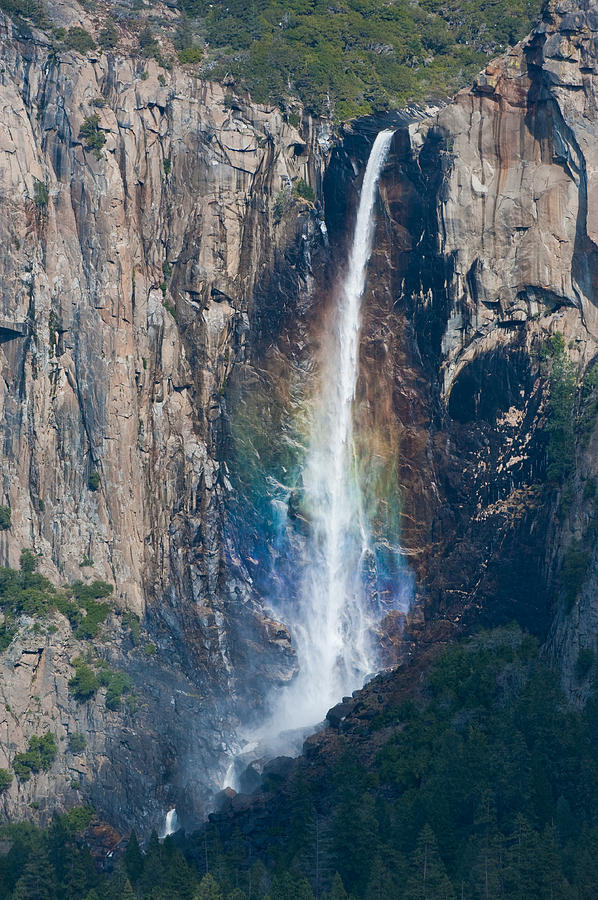 Yosemite Waterfall Rainbow by Tom Dowd