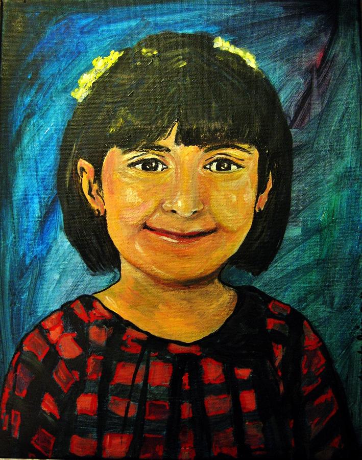 Young girl 4 Pastel by Amanda Dinan