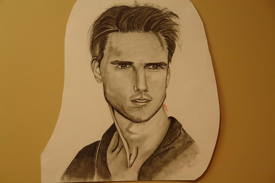 Tom Cruise Top Gun Drawing by Katie Alfonsi  Pixels