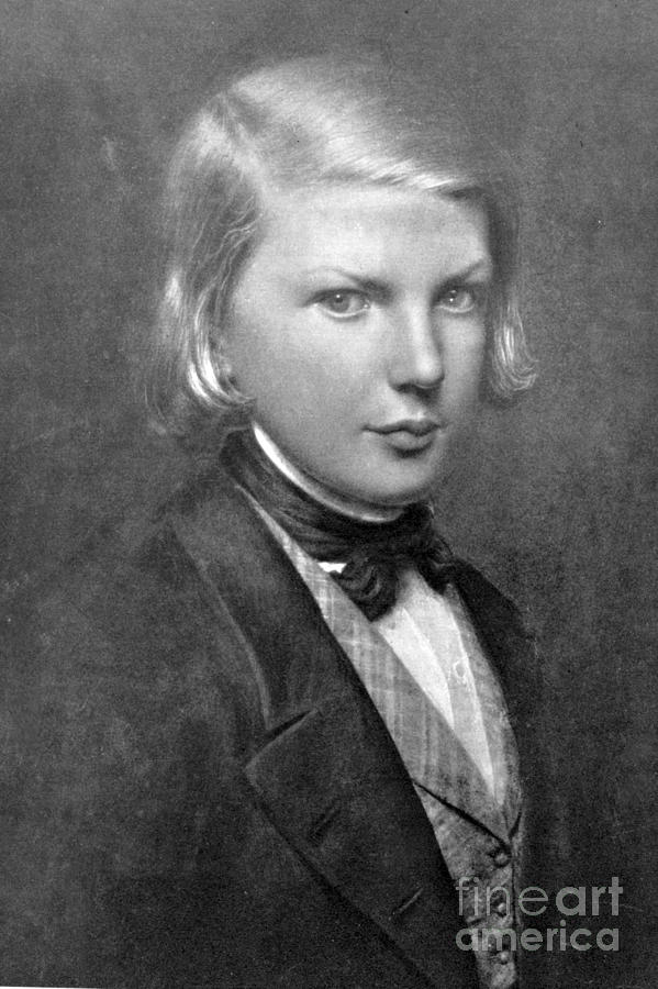 Young Victor Hugo, French Author Photograph by Photo Researchers