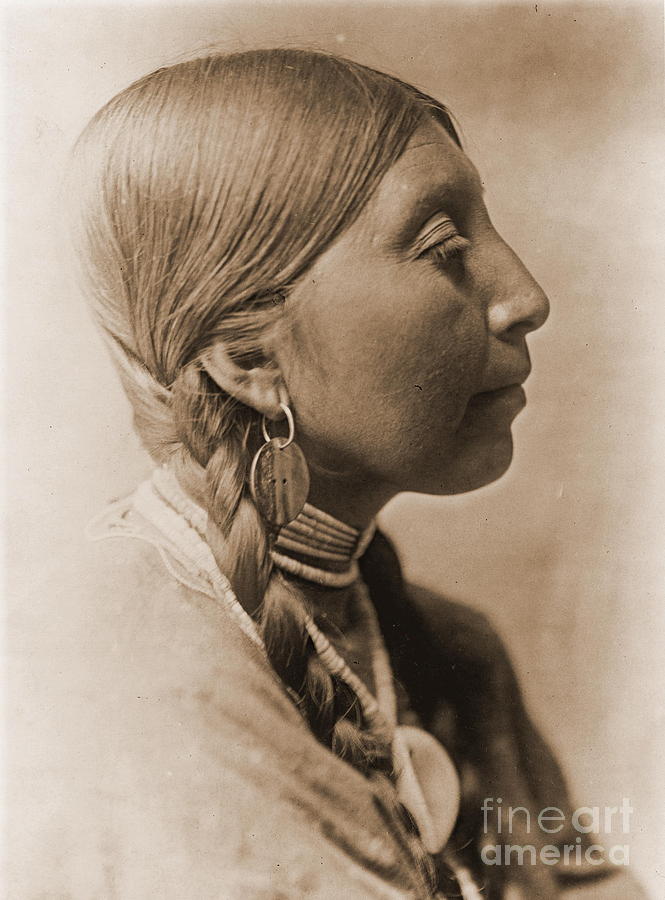 Native American Photograph - Young Wishham Woman by Padre Art