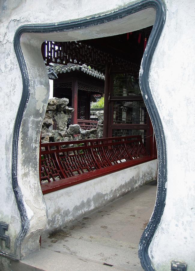 Yu Yuan Doorway Photograph by Jenny Hudson