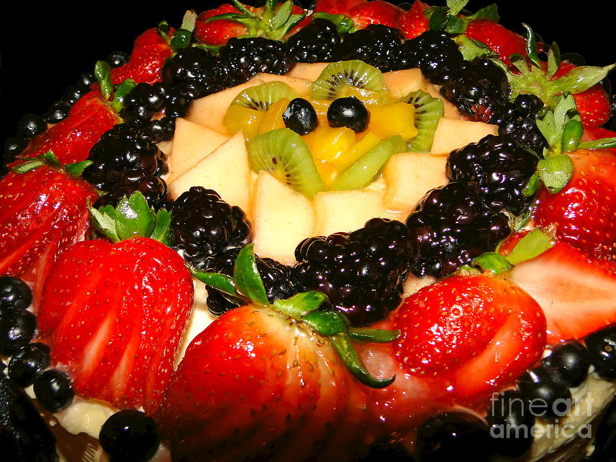 Yummy Fruit Dessert Photograph by Sue Melvin