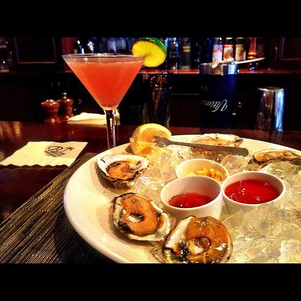 Summer Photograph - Yummy Oysters And Cosmo! #atlanticcity by Helen Brown