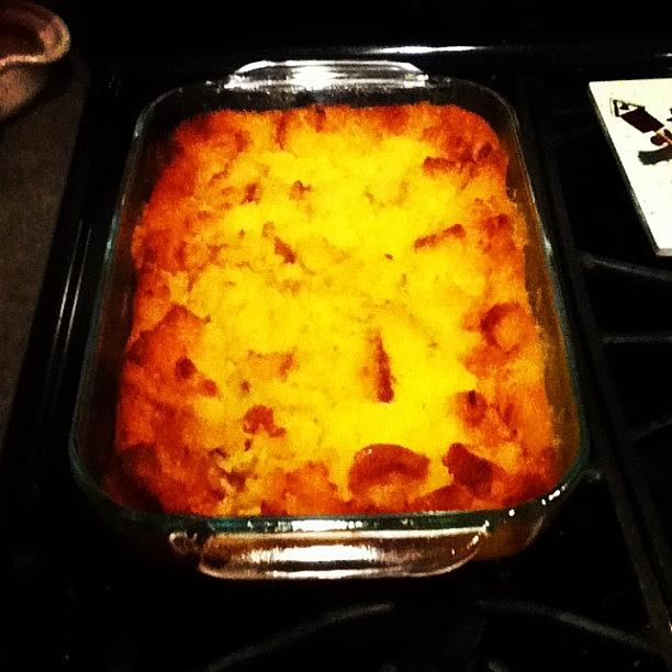 Yummy Pineapple Cobbler! I Cant Wait Photograph by Audrey Smith