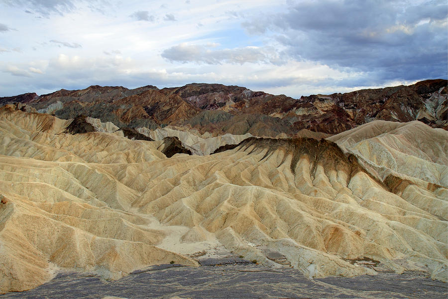 Zabriskie point landscape in Death valley Photograph by Pierre Leclerc Photography