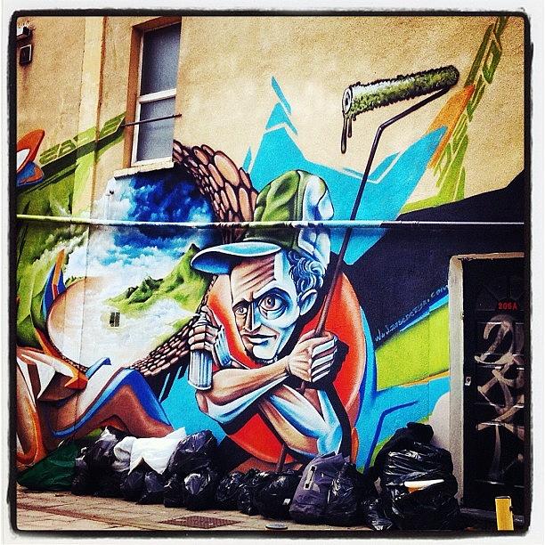 Grafite Photograph - #zase #zasedesign #graffitibristol by Nigel Brown