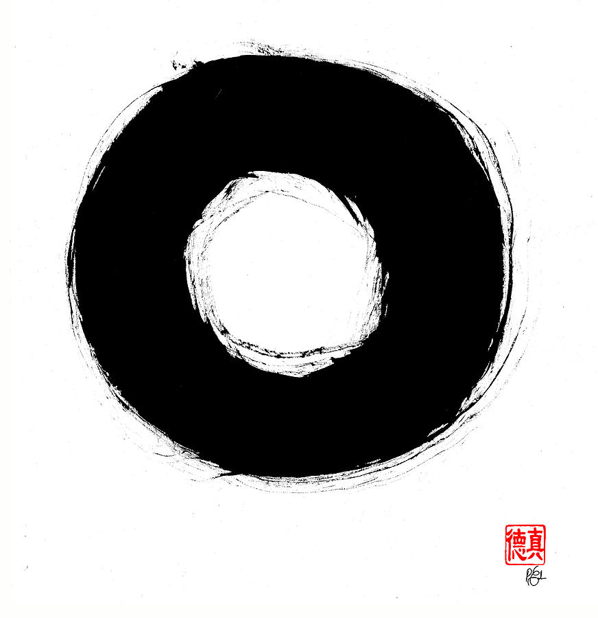 Buddha Painting - Zen Circle Seven by Peter Cutler
