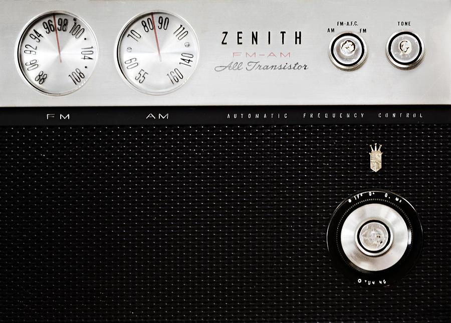 Old Zenith Radio with Dials Photograph by Marilyn Hunt