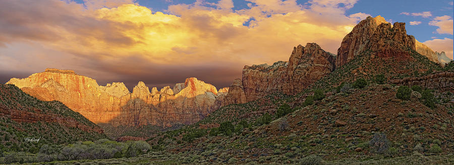 Zion National Park Sunrise II Photograph by Fred J Lord