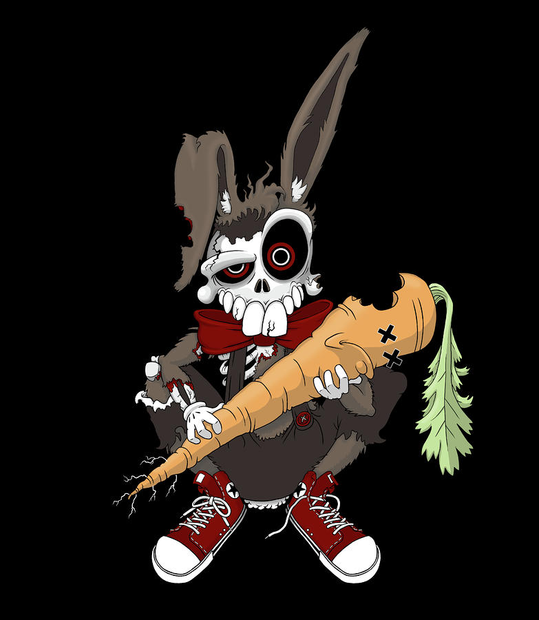 Zombie Bunny by Adam Spencer