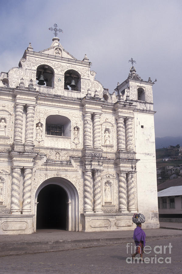 Architecture Photograph - ZUNIL CHURCH Guatemala by John  Mitchell