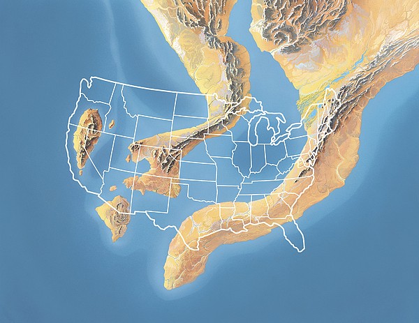 North America, Devonian Period by Gary Hincks