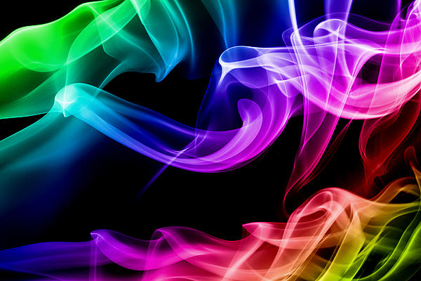 Abstract Smoke Art by Stephen Inglis