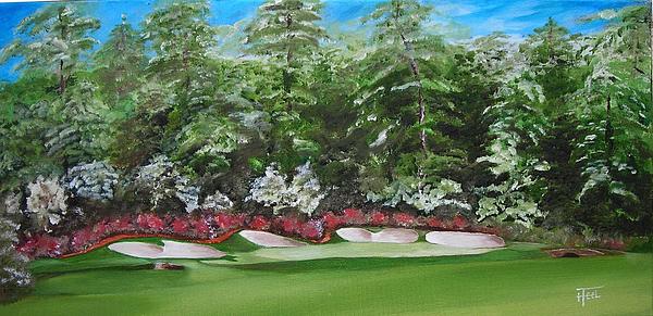 13th Green At Augusta National by Harold Teel