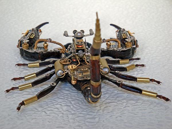 Steampunk Clockpunk Mechanical Bugs by Dmitriy Khristenko