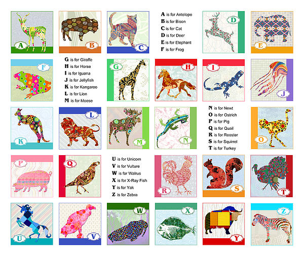 Abc Animal Alphabet by Elaine Plesser