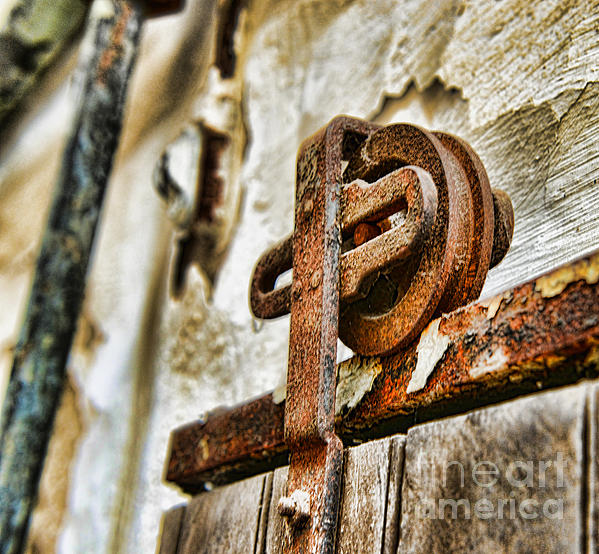 Paul Ward - Antique - Door Rail - Rusty