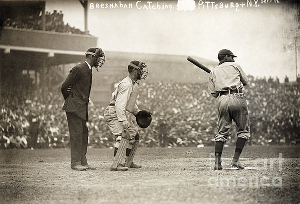 Baseball Game, 1908 Shower Curtain by Granger - Pixels