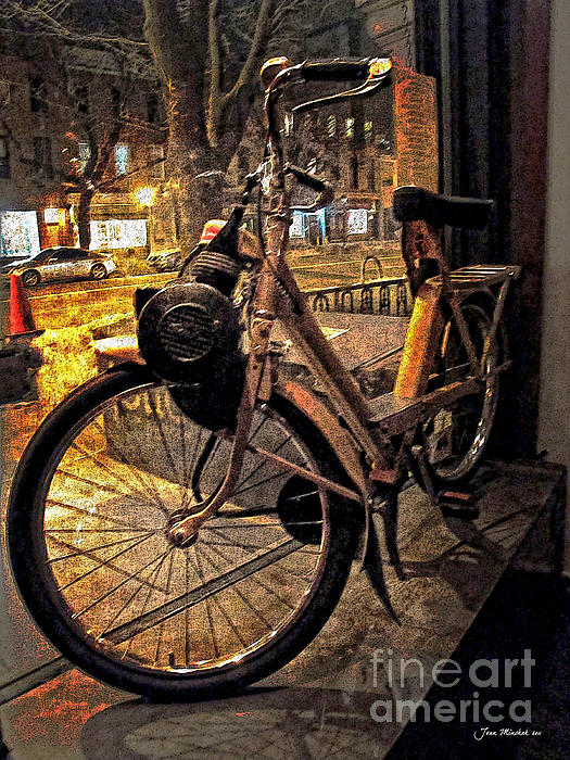Joan  Minchak - Bike in the Window