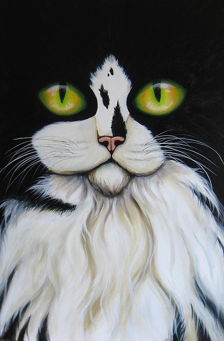 Nicole Ann OConnor - Black and White Cat