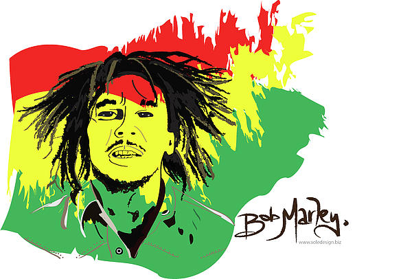 Bob Marley by Nicole Sima