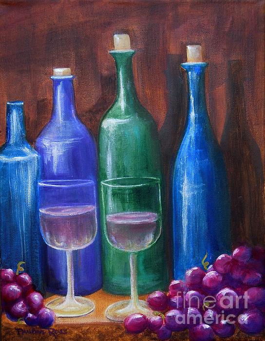 Pauline Ross - Bottles and Grapes