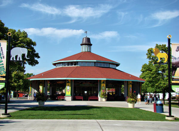 Brookfield Zoo Carousel by Sandy Keeton