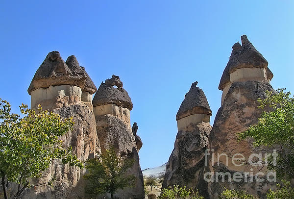 Fine Art by Alexandra - Capped Rock Formations of Cappadocia