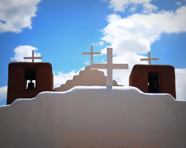Vicki Coover - Crosses - Taos Pueblo Church