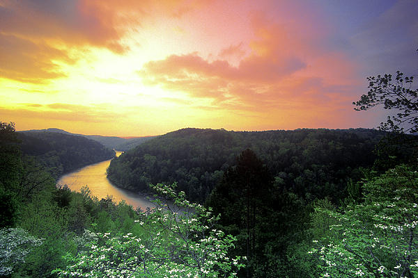 Cumberland River Sunrise by Tony Gayhart