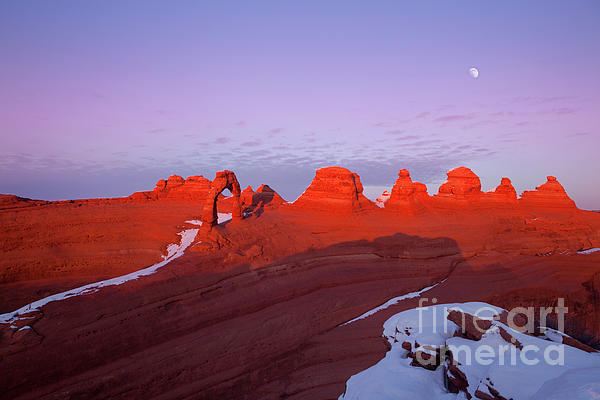 Keith Kapple - Dusk at Delicate Arch