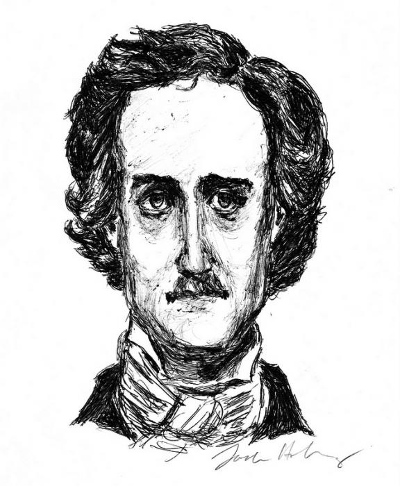 Edgar Allen Poe by Sarah Holloway