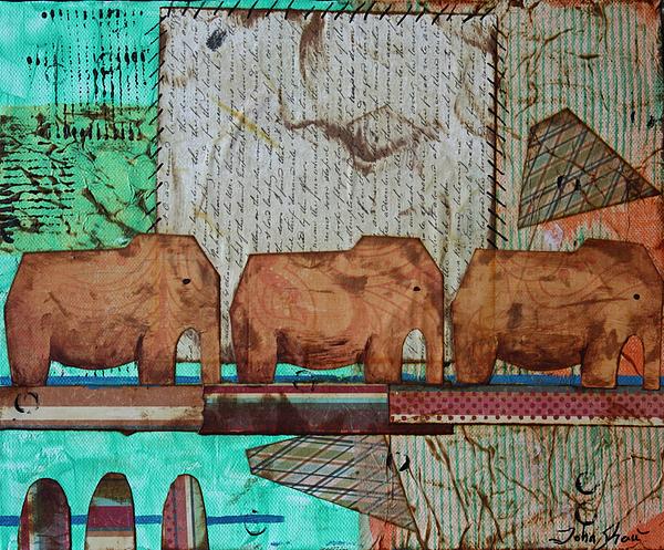 John Shaw - Elephants Three