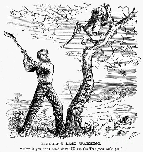 Emancipation Cartoon, 1862 by Granger