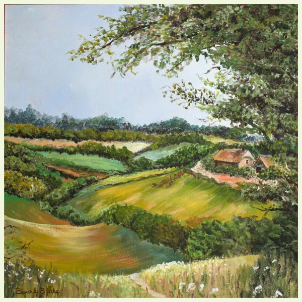 English Countryside Painting  - English Countryside Fine Art Print