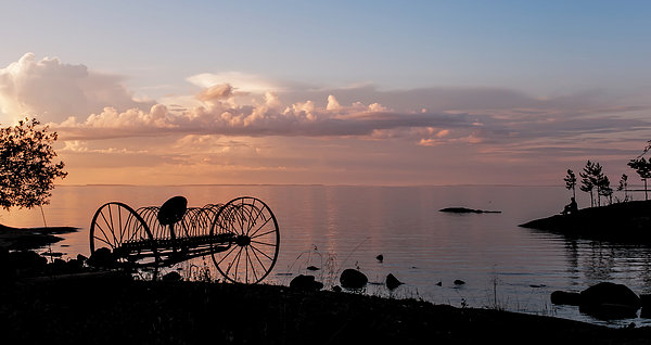 Jenny Rainbow - Evening Bell. Sunset on Valaam Island. Northern Russia