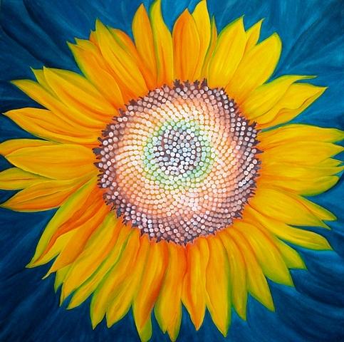 J A M Saylor - Fibonacci Sunflower No. One