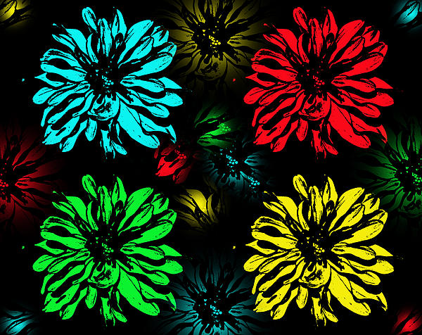 Aimee L Maher ALM GALLERY - Floral Pop Art