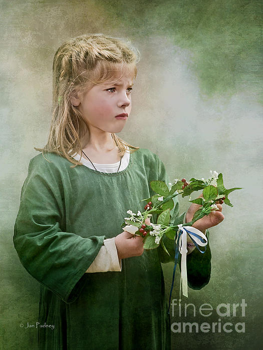 Jan Pudney - Girl with garland